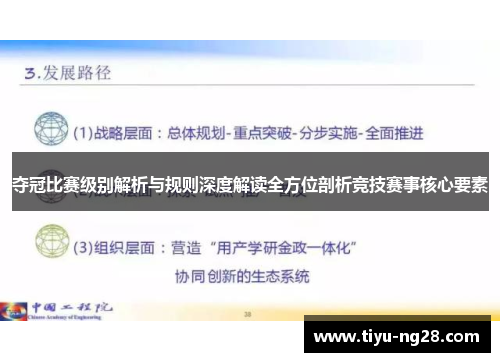 夺冠比赛级别解析与规则深度解读全方位剖析竞技赛事核心要素